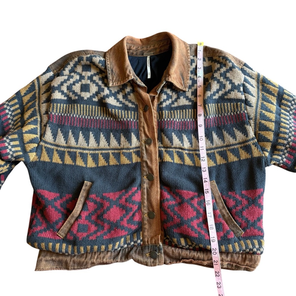 Free People Lakeside Denim Jacket- Size XS/S - Picture 14 of 15